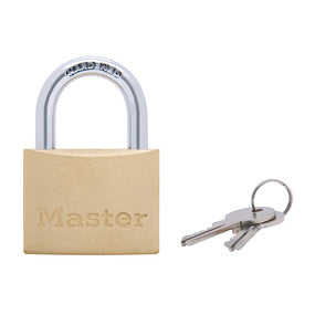 Master Lock Economy Brass Keyed Padlock 50mm - 1903DAU