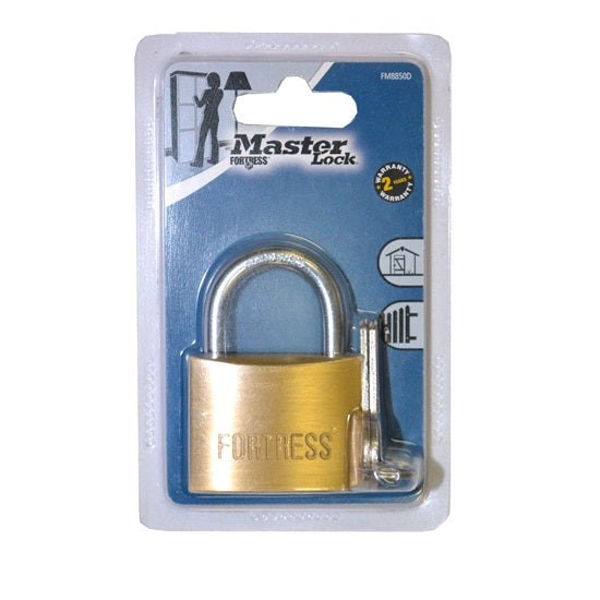 Master Lock Fortress Padlock 50mm Brass - FM8850DAU