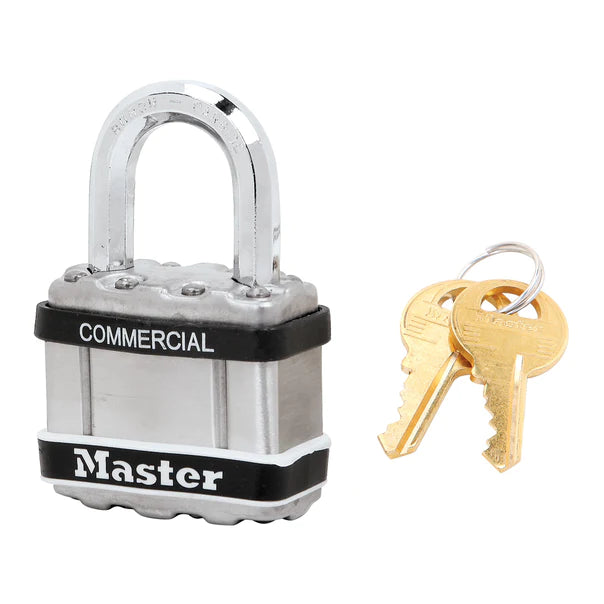 MASTER LOCK COMMERCIAL MAGNUM LAMINATED STEEL PADLOCK (44MM) WIDE - M1