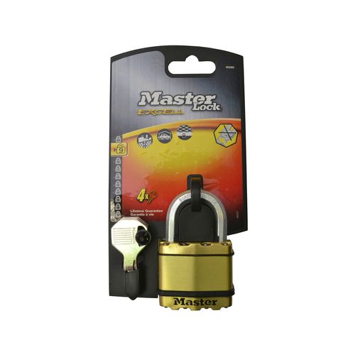 Master Lock Laminated Steel Excell Padlock 50mm - M5BDAU