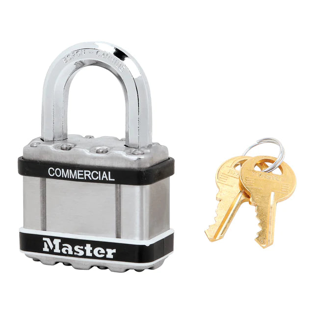 MASTER LOCK M5 COMMERCIAL MAGNUM LAMINATED STEEL PADLOCK  (51MM) WIDE - M5